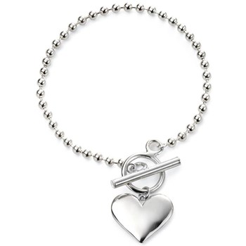Bracelet coeur en argent 925/1000