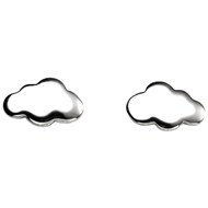 Boucle d'oreille nuage en argent 925/1000