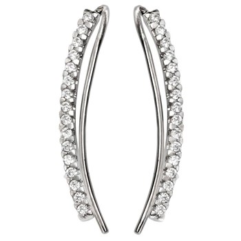 Oorbel in zilver 925/1000