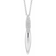 Collier zirconium en argent 925