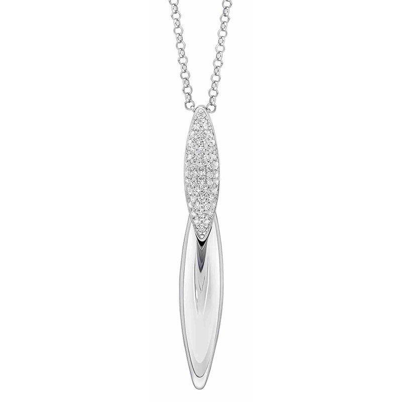 Collier zirconium en argent 925