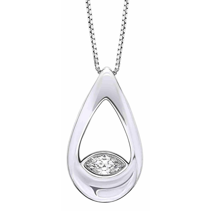 Collier zirconium en argent 925