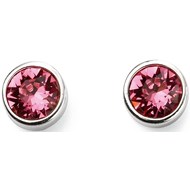 Boucle d'oreille pierre d'octobre en argent 925/1000