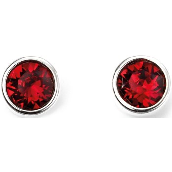 Juli steen oorbel in zilver 925/1000