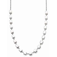 Collier cubes en argent  925/1000