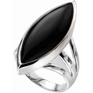 Bague Onyx en argent 925/1000