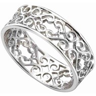 Bague motif en argent 925/1000