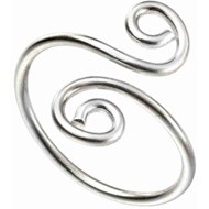 Bague orteil en argent 925/1000