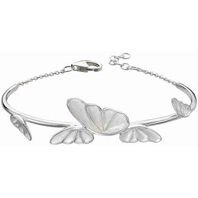 Bracelet Femme Argent 925/1000 Rhodié Papillon