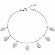 Bracelet feuilles en argent 925/1000