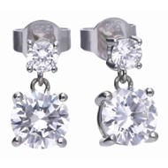 Boucle d'oreille en argent 925/1000