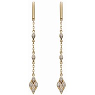 Boucle d'oreille diamant en Or 375/1000