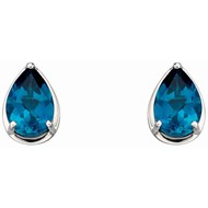 Boucle d'oreille en Or blanc 375/1000