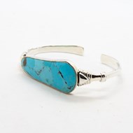 Winona - Bracelet ethnique Argent 925 et Turquoise