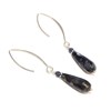 Boucles d'Oreilles Opale et Saphir - vue V1