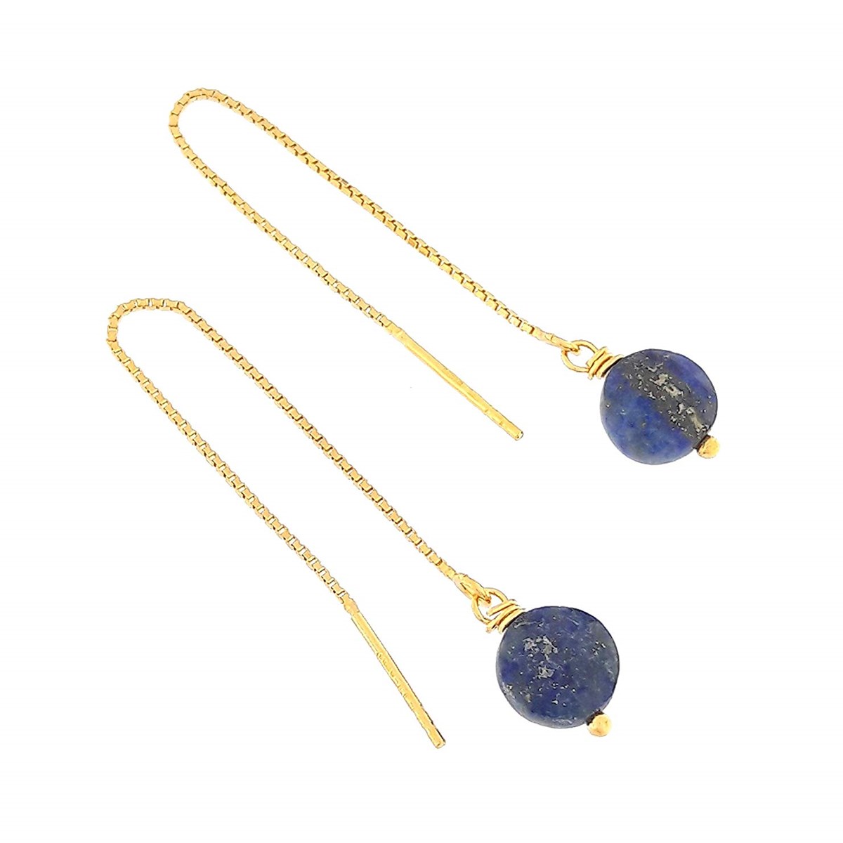 Boucles D'Oreilles Ilhéus - Lapis-Lazuli - vue 2
