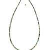 Collier Turquoise Verte, Pierres Naturelles et Argent 925 - vue V2