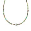 Collier Turquoise Verte, Pierres Naturelles et Argent 925 - vue V3