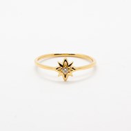 Stella - Bague Or 14 carats et Diamant