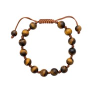 Bracelet homme pierre naturelle oeil de tigre - Lorenzo R