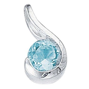 925/1000 zilver zirkonium ketting met 51 cm ketting