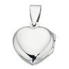 Collier pendentif photo coeur et sa Chaine de 51 cm en argent 925/1000 - vue V1