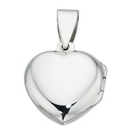 Collier pendentif photo coeur et sa Chaine de 51 cm en argent 925/1000