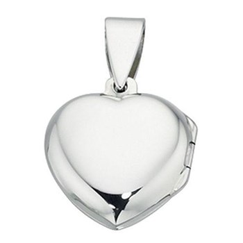 Silver 925/1000 heart pendant necklace with 51 cm chain