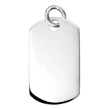 925/1000 zilveren identiteitsketting met 51 cm ketting