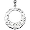 Collier motifs et sa Chaine de 51 cm en argent 925/1000 - vue V1