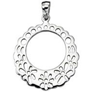 Collier motifs et sa Chaine de 51 cm en argent 925/1000