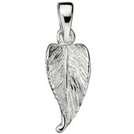 Collier feuille et sa Chaine de 51 cm en argent 925/1000