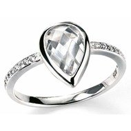 Bague princesse en argent 925/1000