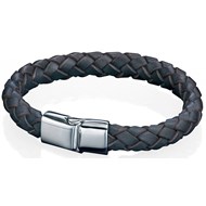 Bracelet cuire en acier inoxydable