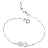Bracelet infini zirconium en argent 925