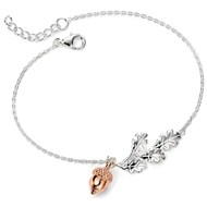 Bracelet noisette plaqué Or en argent 925/1000