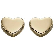 Boucle d'oreille coeur en Or 375/1000