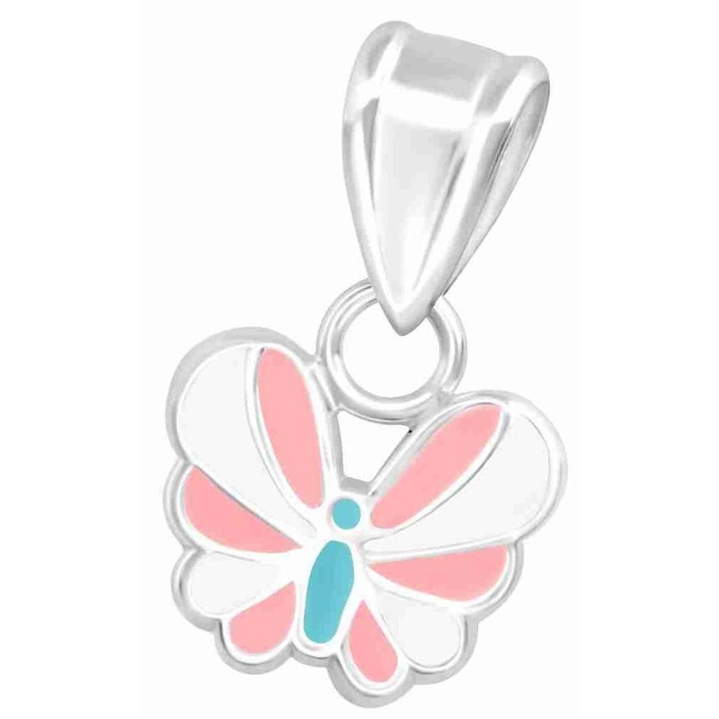 Collier papillon en argent 925/1000