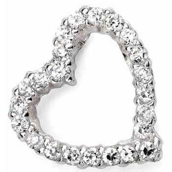 925/1000 zilveren hart ketting