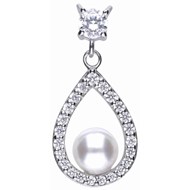 Collier perle en argent 925/1000