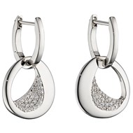 Boucle d'oreille original et chic en argent 925/1000