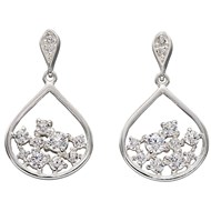 Boucle d'oreille en argent 925/1000