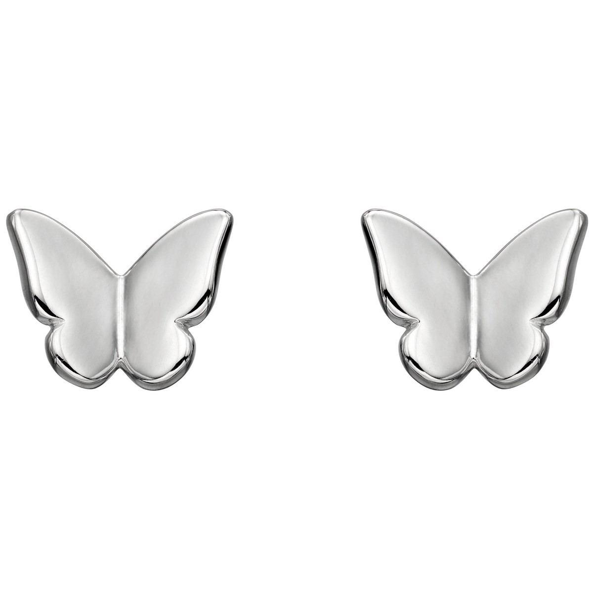 Boucle d'oreille papillon en argent 925/1000