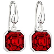 Boucle d'oreille cristal en argent 925/1000