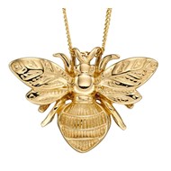 Collier abeille en or 375/1000