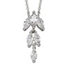 Collier cristal en argent 925/1000 - vue V1