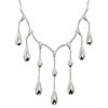 Collier gouttes en argent 925/1000 - vue V1