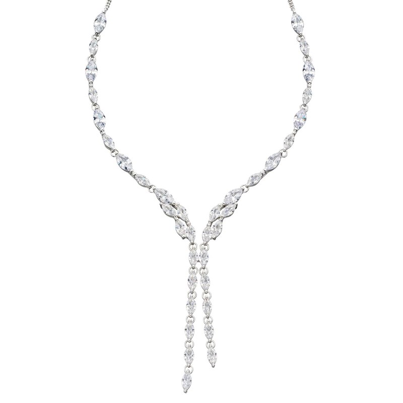 Collier cristal en argent 925/1000