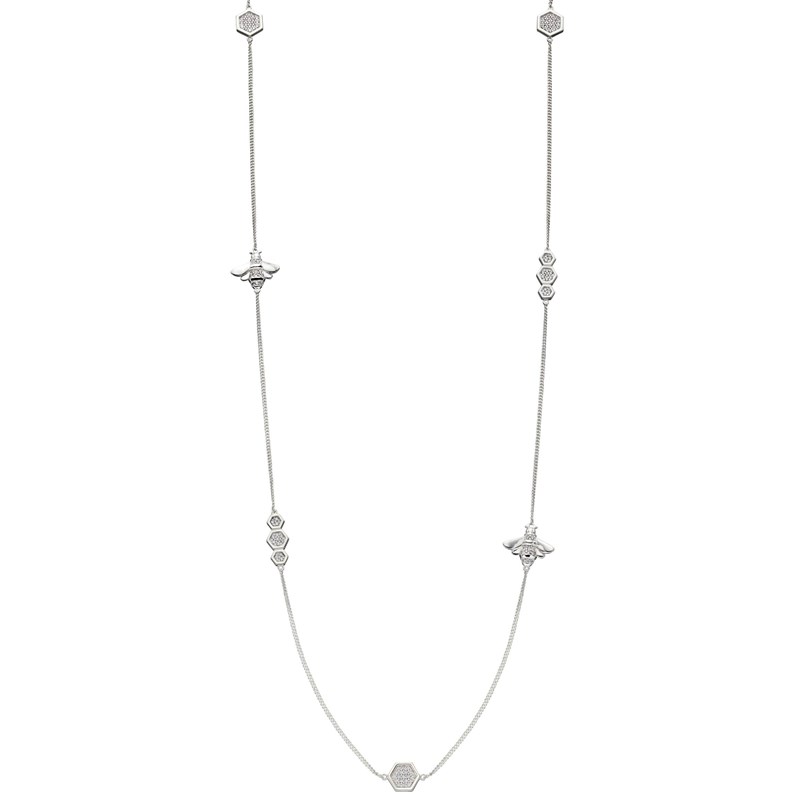 Collier abeille en argent 925/1000