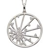 Collier zirconia en argent 925/1000 - vue V1